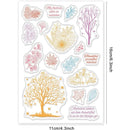 Easter Themed Silicone Clear Stamps Transparent Stamps for Birthday Valentine's Day Party Cards Making DIY Scrapbooking