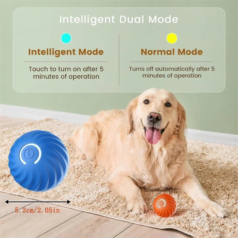 Smart Dog Toy Ball Electronic Interactive Pet Toy Activity Ball USB Automatic Moving Bouncing Puppy Birthday Gift Cats Product