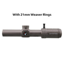 VictOptics S6 1-6x24 SFP Riflescope With Red&Green Illumination Turret lock System Wide Field of View Design For AR 15 .223 5.56