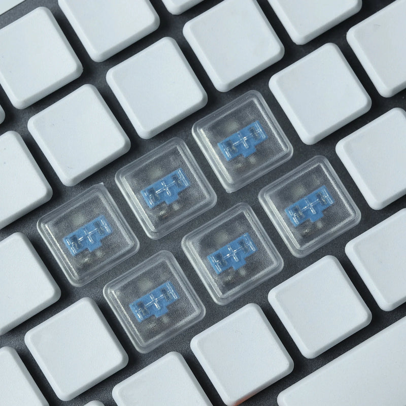 5/10/30/50pcs Low Profile Choc PBT Keycaps for Kailh 1350 Choc Switches Mechanical Keyboard Ultra Thin Black White Transparent