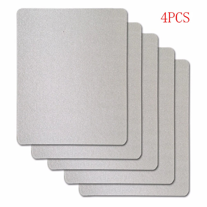 4pcs/lot 15x12cm Mica Plates Sheets for Panasonic LG Galanz Midea Etc.. Microwave Microwave Oven Repairing Part