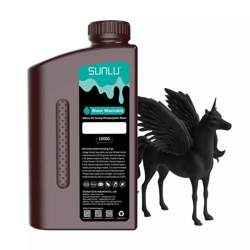 SUNLU 1KG ABS-Like/ Standard / Water-Wash 3D Resin 405nm UV Resin For most SLA/DLP/LCD 3D Printer Material UV Sensitive 1kg
