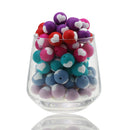 10pc/Lot  Valentines Day Silicone Beads Focal Heart Round Marking DIY Necklace Baby Pacifier Chain Beads For Making Jewelry