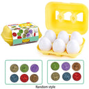 Montessori Eggs 3D Puzzle Learning Education Math Toys Kids Shape Match Smart Game for Children Educational Easter Gifts for Kid