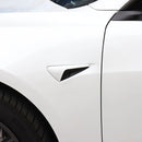 For Tesla Model Y 3 X S White ABS Side camera protection cover 2PCS