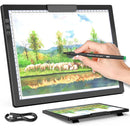 2023 New A4 Rechargeable Led Bright Ultra-Thin Light Pad A4 Powered by Lithium Battery for Cricut Vinyl Drawing Crafting Box