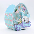 KSCRAFT Easter Egg Shaker Box Metal Cutting Dies Stencils for DIY Scrapbooking Decorative Embossing DIY Paper Cards