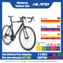 Hiland Aluminum Road Bike,Shimano 14 Speeds, 53/57cm Frame, Racing Bike for Men Mens Racing Bike
