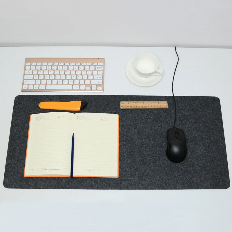 Office Computer Desk Mat Non-Slip Table Mouse Pad Large Wool Felt Laptop Cushion Keyboard Mat 33*70cm XXXL Mouse Mats