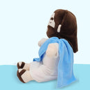 32cm Breathing Jesus Soothe Plush Toy for Kids Soft Soothing Jesus Plushies Comforting Jesus Heart Toy Easter Christmas Gifts