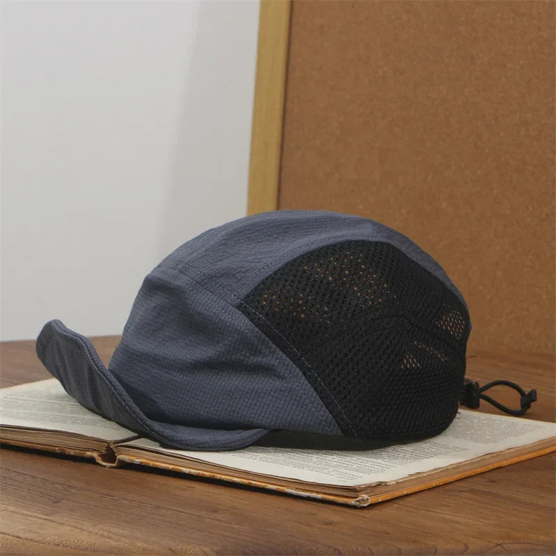 Japanese Quick-drying Breathable Short Brim Baseball Cap Men Women Face Small Summer Outdoor Sunscreen Hip-hop Cap Soft Brim Hat
