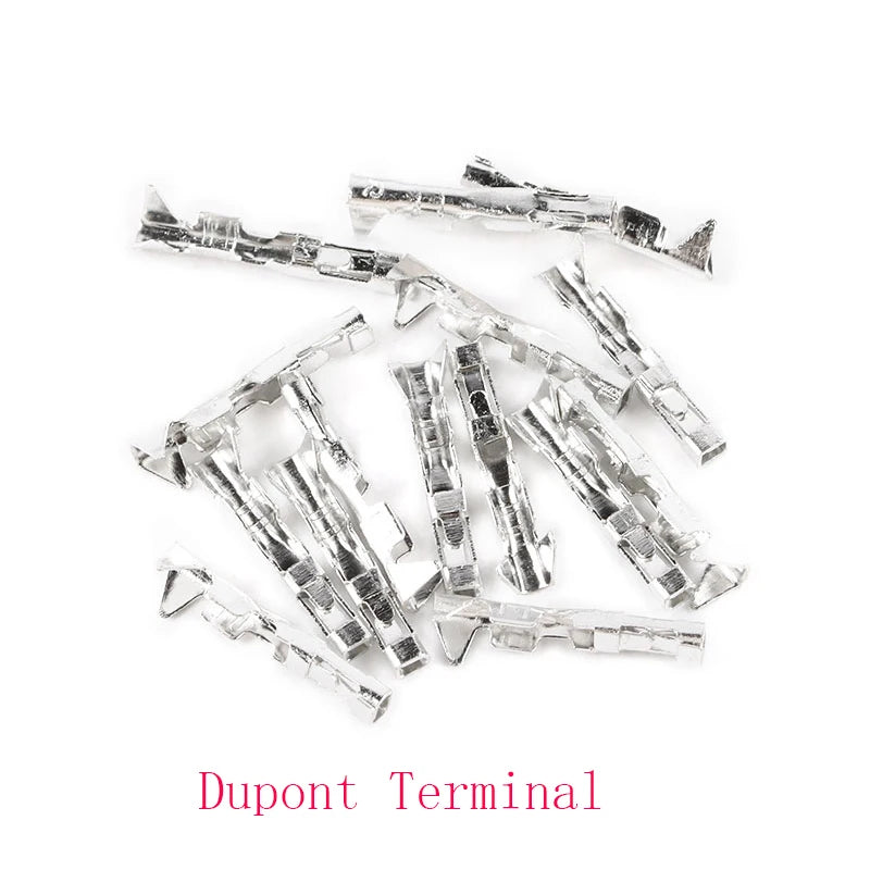 100PCS Dupont Head 2.54mm 1X 1P 2P 3P 4P 1X1P 1X2P Dupont Plastic Shell Pin Head Connector Jumper Wire Cable Housing Plug Female