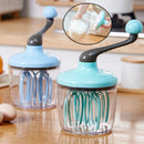 Manual Egg Beater Portable Eggs Whisk Separator Hand Cranked Cream Mixer Multi-Function Baking Tools Kitchen Mixer Accessories