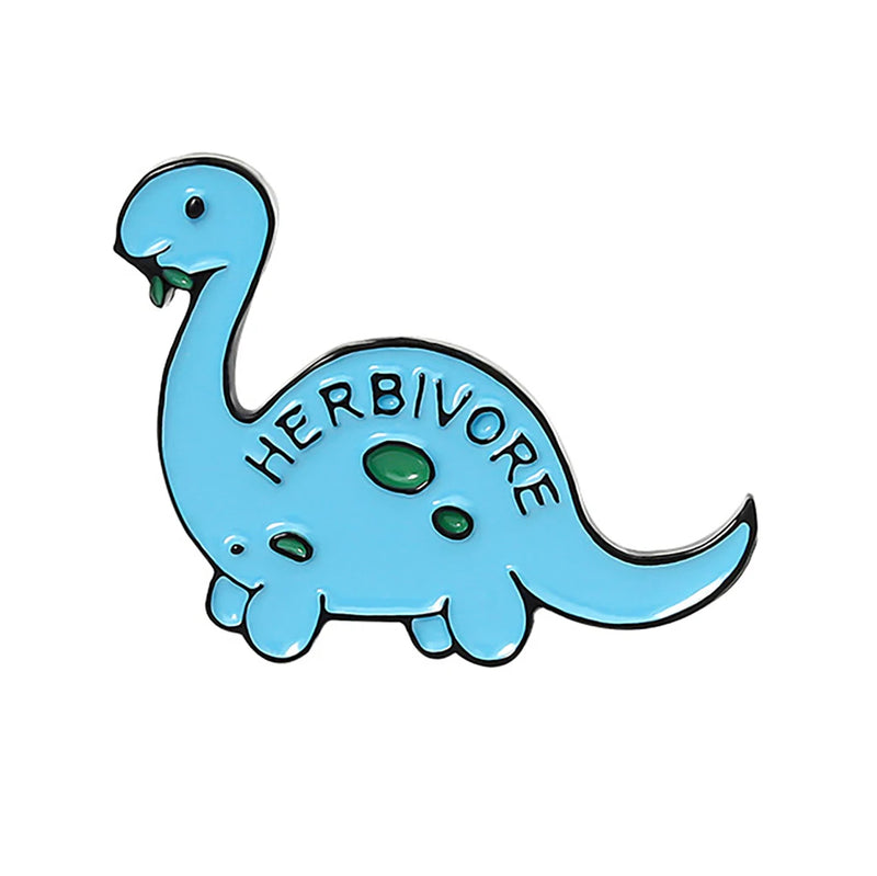 Triceratops Tyrannosaurus Rex Giraffe Stegosaurus Brontosaurus Brooch Badge Dinosaur Lapel Pins Dinosaur Brooch Pterosaur