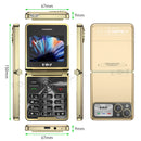 2025 XGODY S200,Mini Flip phone 2.4 inch Smartphone Dual SIM 2G Foldable Cellphones Original Mobile Phones Portable Large Button