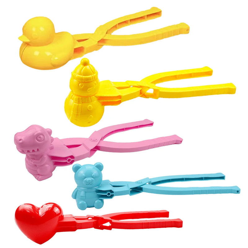 2/3/4PCS Duck Rice Mold DIY Sushi Molds Snowball/Rice Ball Maker Clip with Handle Cute Animal Rice Shaper Winter Snow Toys