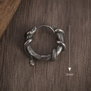 Fashion Personality Creative Snake Winding Plant Vine Hoop Earrings for Men Women Daily Wear Hypoallergenic Luxury Jewelry