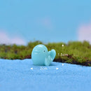 Easter Bunny Decoration Mini Resin Rabbit Craft Miniature Figurine Landscape Model Home Desktop Decor Fairy Garden Decoration