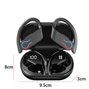 Bluetooth 5.3 Wireless Earbuds Sports Headphones with Earhooks Built-in Mic Earphones Waterproof Headphones Ear Buds for Sports