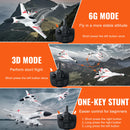 SucceBuy SU27 RC Plane 2.4G  Remote Control Flying Model Glider Airplane with 2 Batteries Aircraft Foam Toys for Children Gifts