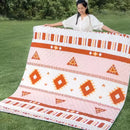 Ultrasonic Picnic Mat Thickened Waterproof Beach Blanket Camping Tent Grassland Mat Outdoor Sleeping Pad Camping Accsesorios