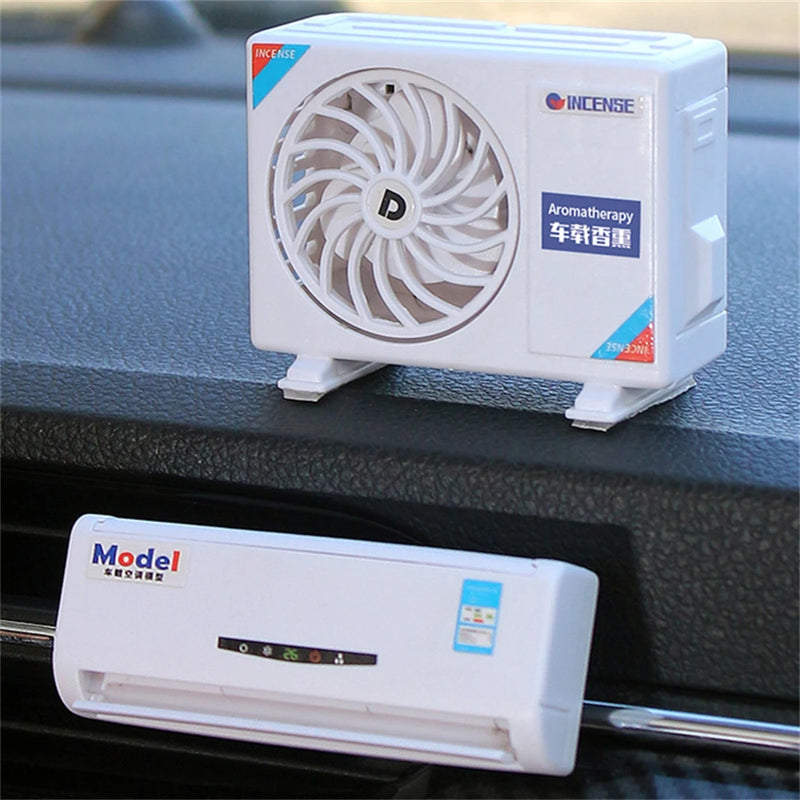 Air Conditioning Conditioner Solar Plane Powered Car Dashboard Decoration Tuyere Air Vent Clip Air Conditioning Decoration