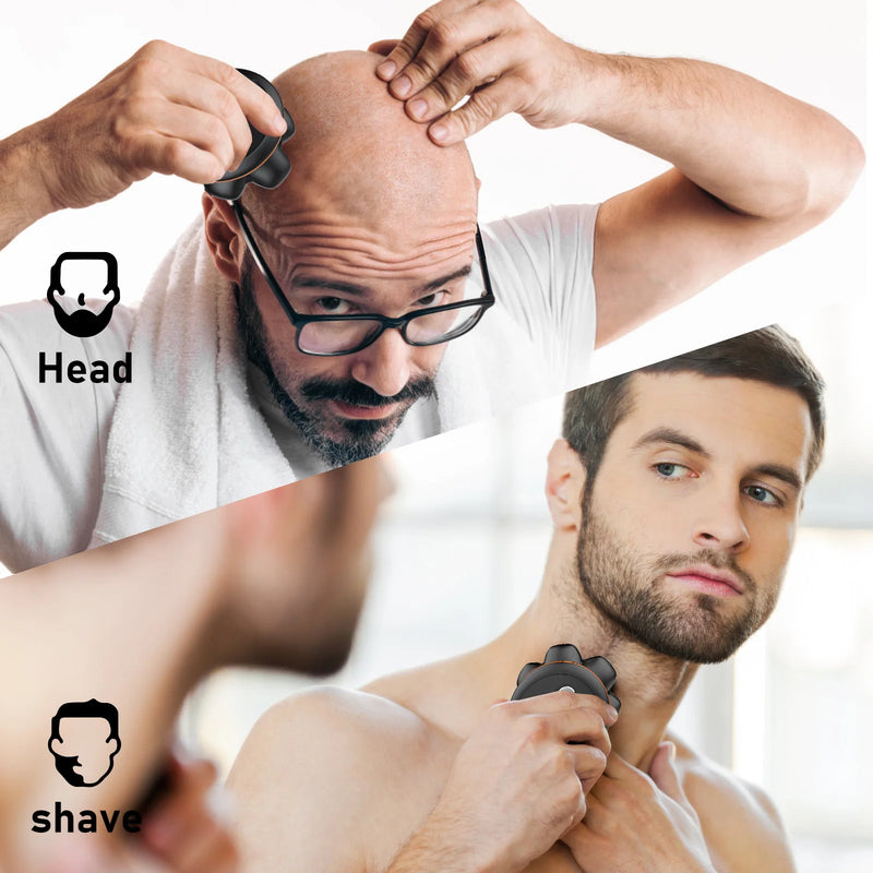 MAXGROOM 7D Head Shaver for Bald Men IXP6 Waterproof USB Rechargeable Electric Hair Trimmer Beard  Floating Blade Magnetic Razor