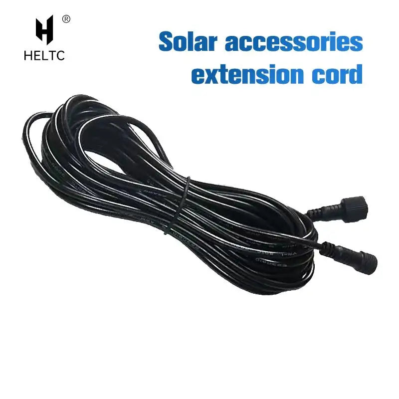 Spike Lights 2pin 5m 22AWG For Solar Spotlights Waterproof Cord Extension Cable Wear Resistant Portable Low Frequency Universal