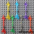 10PCS Special Effects Pieces Arm Fist Wind Lightning Leg Flames Assemble Scene Bricks Weapons Accessories Kids Toys