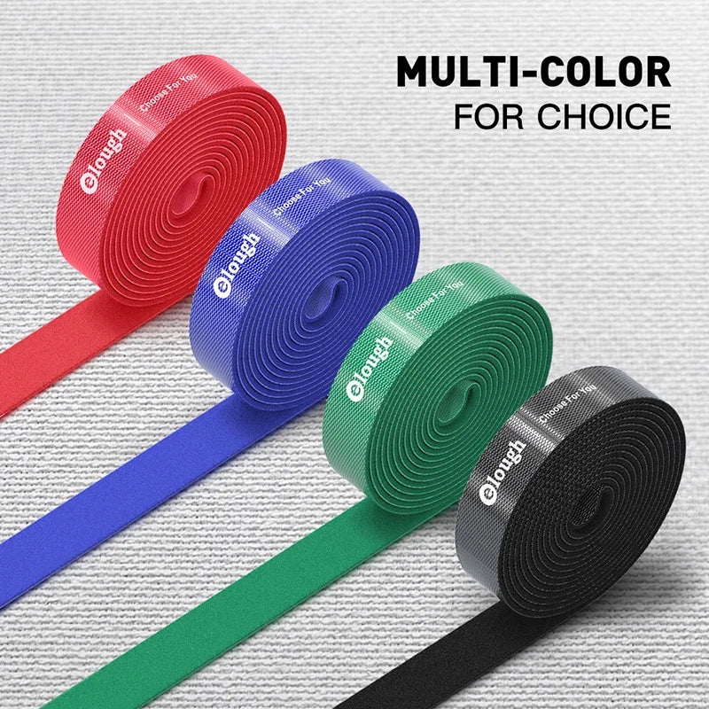 5M Organizer Wire Winder Ties Earphone Mouse Cord Management USB Charger Cable Protector For iPhone Samsung Xiaomi