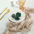 60Pcs 50x50cm Sage Green Napkins Boho Gauze Serving Table Decor Dinner Towel Cocktail For Wedding Thanksgiving Easter Decoration