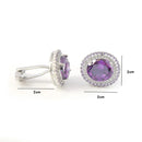 French Cufflinks Luxury Men's Wedding Zircon Rhinestones Cuff Links High-end Business Banquet Suits Shirts Accessories Buttons