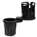2in1 Car Dual Cup Holder Adjustable Drinking Bottle Stand Bracket Sunglasses Organizer Beverage Drinks Cans Interior Accessories