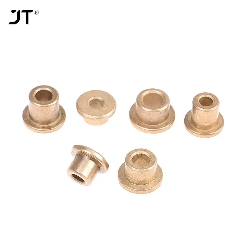 5pcs Mini Brass Bushing Shaft 1mm 2mm 3mm 4mm 5mm Rudder Flange Shafting Sleeve Bearing for RC Bait Boat DIY Model Accessories