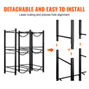 SucceBuy 3/4/5 Tiers Water Jug Holder Iron Water Bottle Holder Double/Single Row Easy Installation for Kitchen Office Livingroom