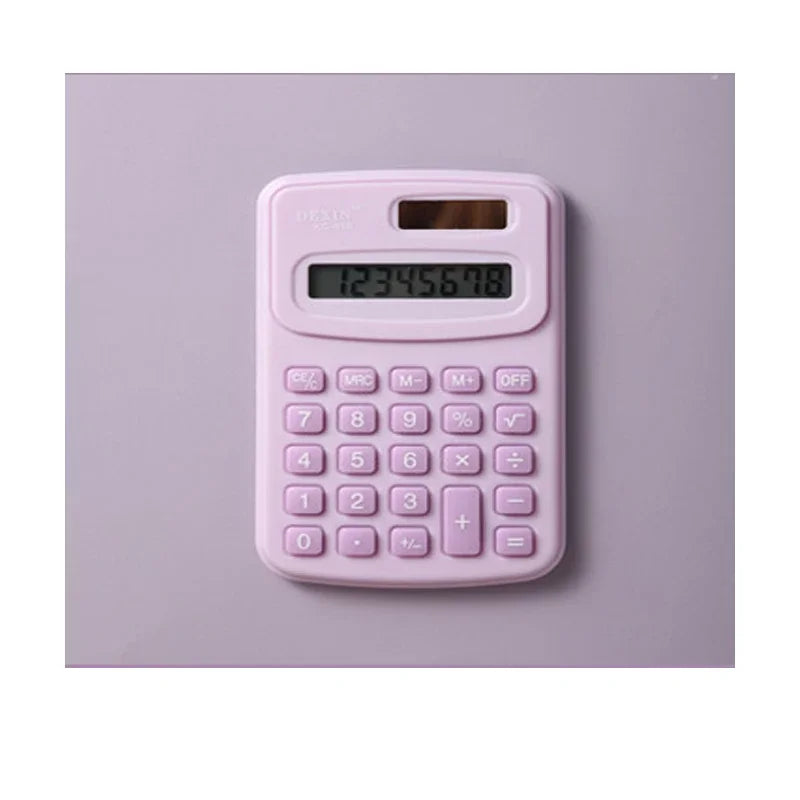 Small Calculator Silent Calculator Mini Version Learning Auxiliary Portable Calculator Back To School Supplies Students/Finance