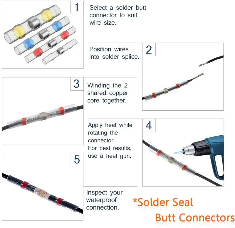 Wire Connector Electrical Connectors Solder Stick Wire Connector Solder Heat Shrink Waterproof Crimp Cable Terminals for Cable