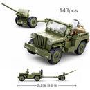 Sluban Normandy Landings Ww2 Military Vehicle Bunker Artillery Building Blocks Germany UK US World War I Ii Army Tank Plane Sets
