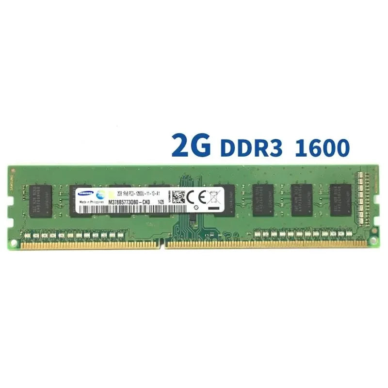 1/2PCS SAMSUNG DDR3 DIMM Ram 4GB 2GB 1600MHz 1333MHz 1066MHz Desktop Memory 240Pin DIMM 1.5V PC3 RAM Memoria