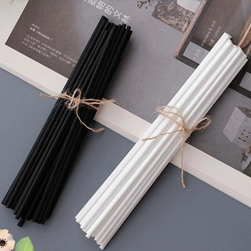 50pcs Fiber Sticks Diffuser Aromatherapy Volatile Rod for Home Car Bathroom Fragrance Diffuser Home Decoration