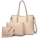 Miss Lulu WOMEN'S Shoulder bag Set 3 Piece Large Handle bag Carry bag Tote Bag Women handbag Comfortable