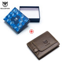 BULLCAPTAIN New Men's Business Wallet Features RFID  Blocking Card Holder Brand Design Wallet's China Genuine Leather Purse Men