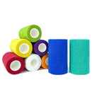 1roll 2.5/5/7.5/10cm*4.6m Non Woven Elastic Self Adhesive Bandage Cohesive Bandage for Sports Fixing Finger Wrist Leg