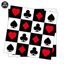 Casino Table Runner Decor Las Vegas Table Cover Poker Night Themed Table Decoration Casino Playing Card Birthday Party Supplies