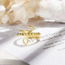 Rainbow Beads Anxiety Ring for Women Rotate Freely Anti Stress Adjustable Spinner Fidget Ring Bohemian Jewelry Christmas Gifts