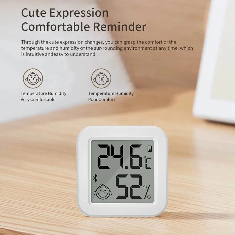 Newest Tuya Bluetooth Temperature Humidity Sensor LCD Thermometer Mini Smart Electric Hygrometer APP Remote Control Home