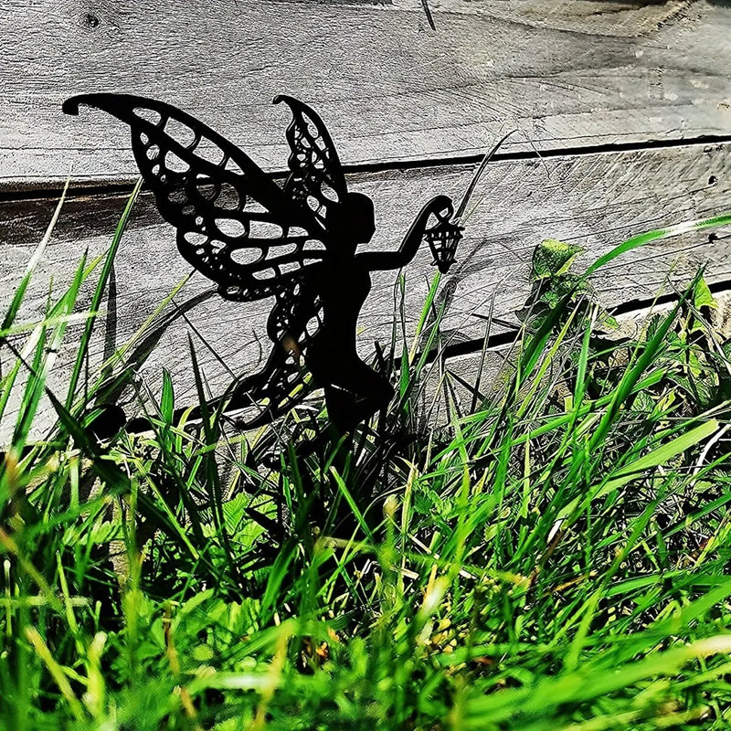 Garden Fairy Metal Outdoor Decor for Your Patio and Lawn