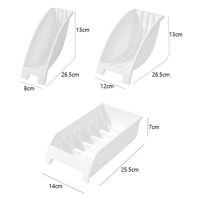 1 Pack Plastic Cabinet Rack Plate And Dish Storage Rack Bowl Cup Rack Multi-function Storage Rack Kitchen Utensils Rack