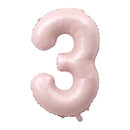 32/40inch Light Pink Blue number balloons Foil Balloon Birthday Balloons Party Baloon 0 1 2 3 4 5 6 7 8 9 globos Balls