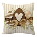 2024 Easter Rabbit Table Runner Linen Bunny Dining Table Cloth Placemat Spring Holiday Happy Easter Decoration For Home Kitchen